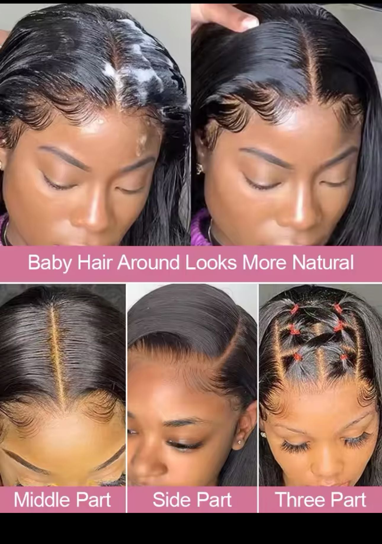 straight human hair