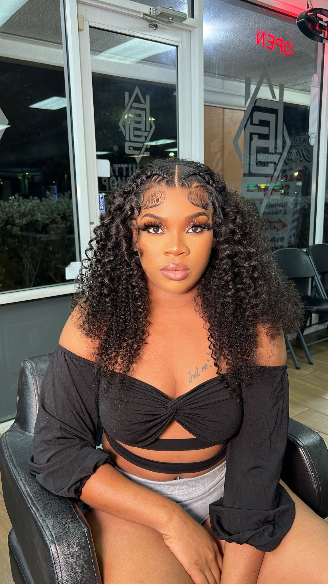 kinky curly
