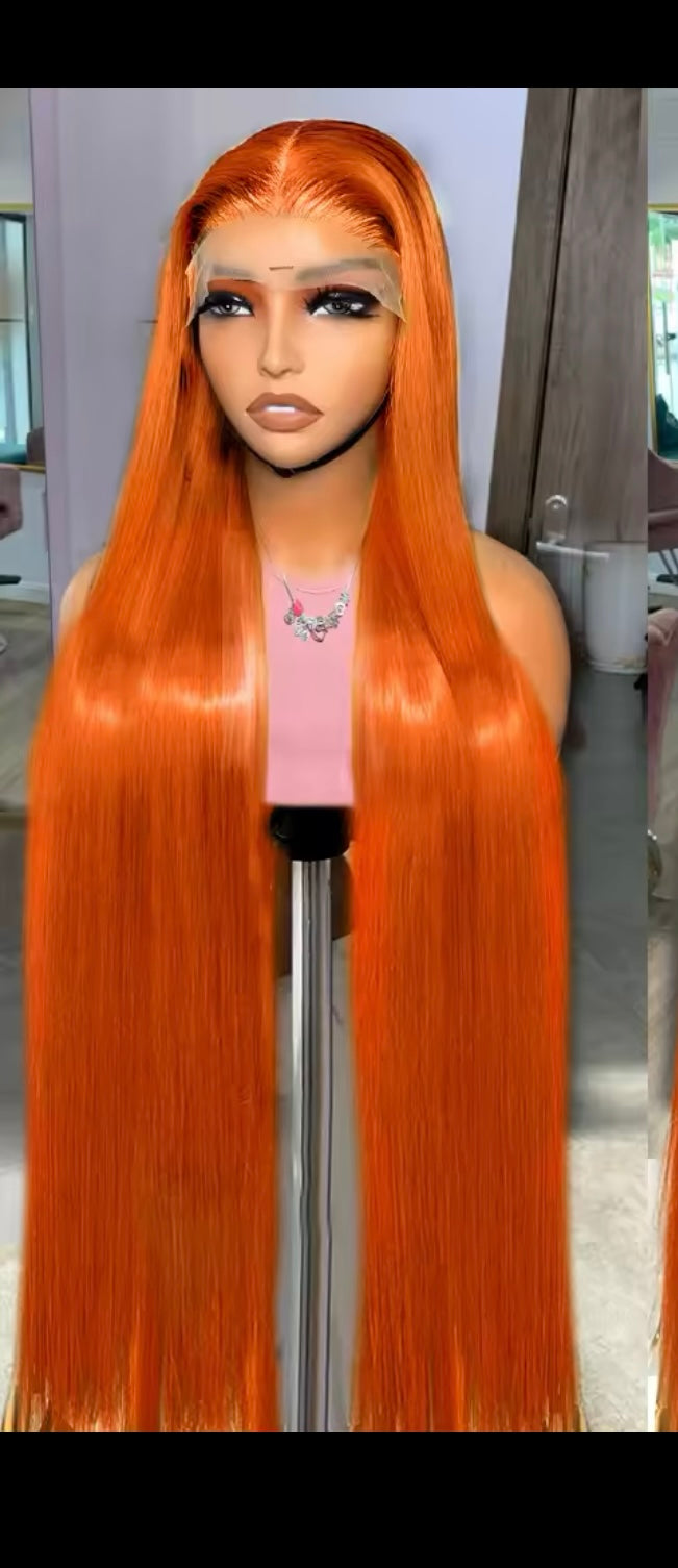orange hair straight