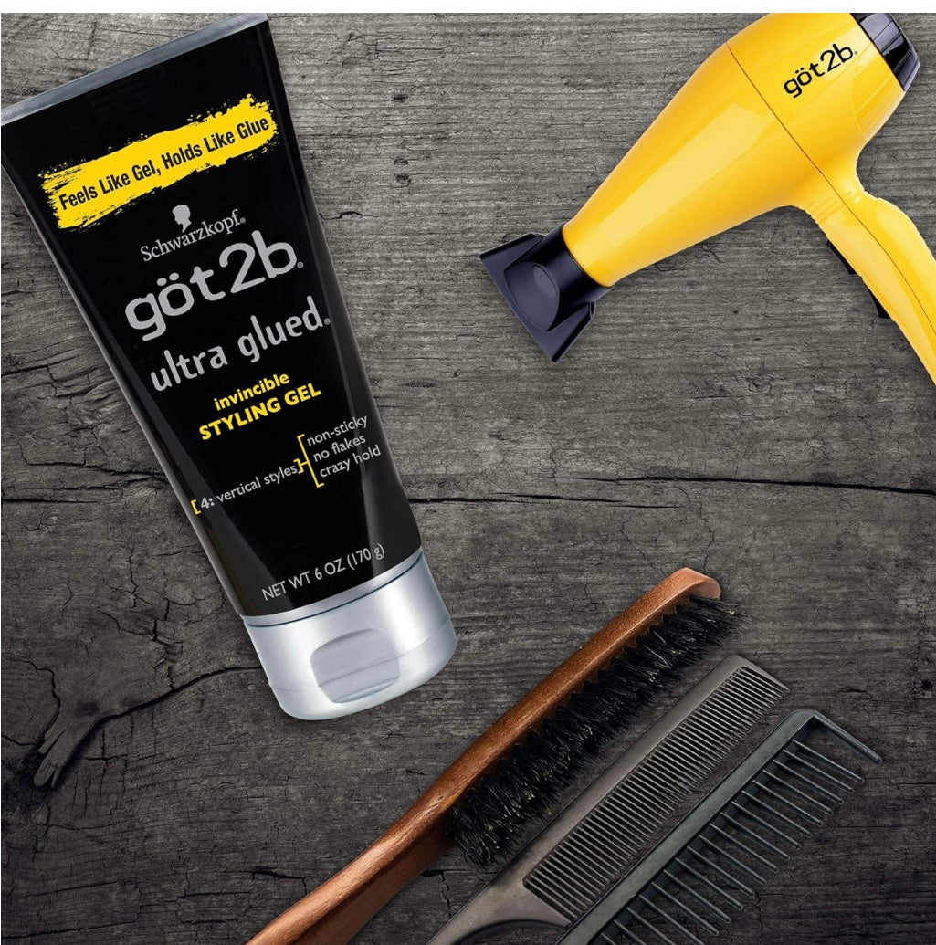 Got2B Ultra Glued invincible styling Gel 2-6oz