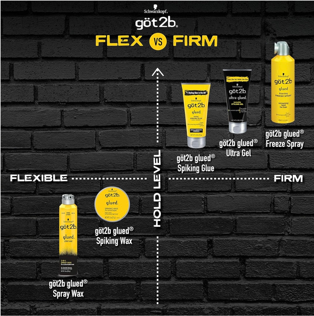 Got2B Ultra Glued invincible styling Gel 2-6oz