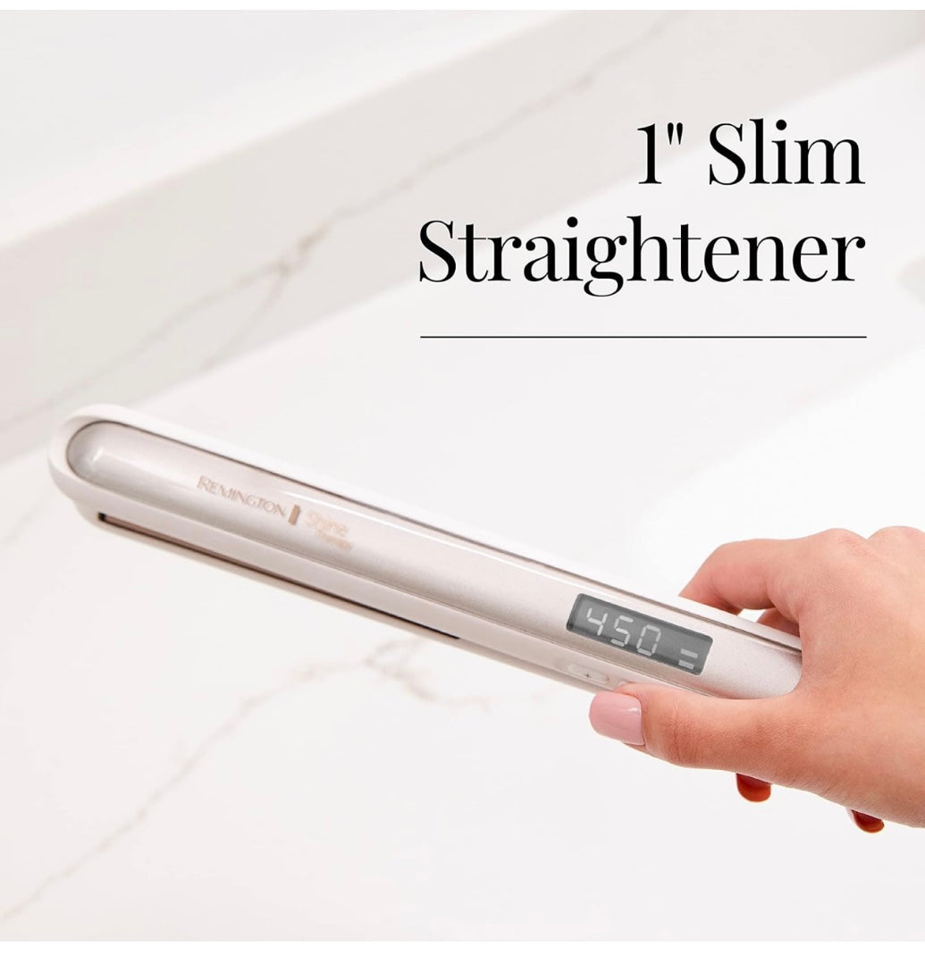 plancha Straightener 1 INCH iron flat iron for hair infused with argan oil&keratin professional ceramic flat Hair Styling