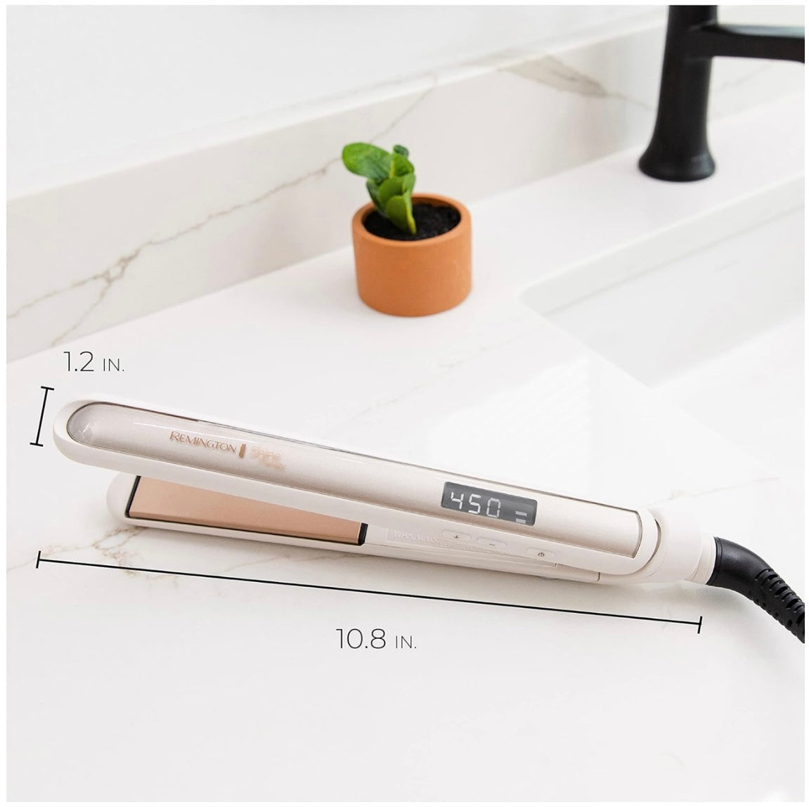 plancha Straightener 1 INCH iron flat iron for hair infused with argan oil&keratin professional ceramic flat Hair Styling