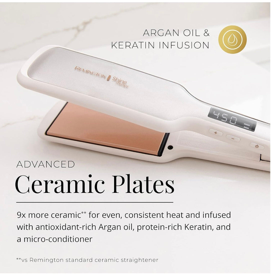plancha Straightener iron flat iron for hair infused with argan oil&keratin professional ceramic flat Hair Styling
