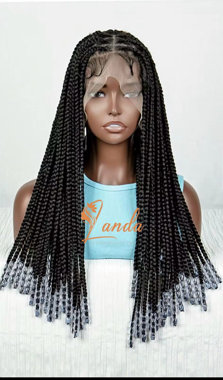 Braided wigs 360 full frontal