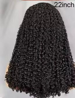 13x4 pixie curly 22" 250% full lace frontal