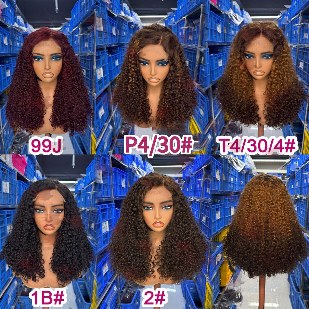 5x5 glueless wig 300% high quality  pixie curly 18"