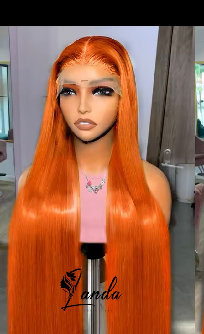 orange hair straight