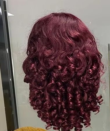 13x4 spring curl 16" human hair 250%