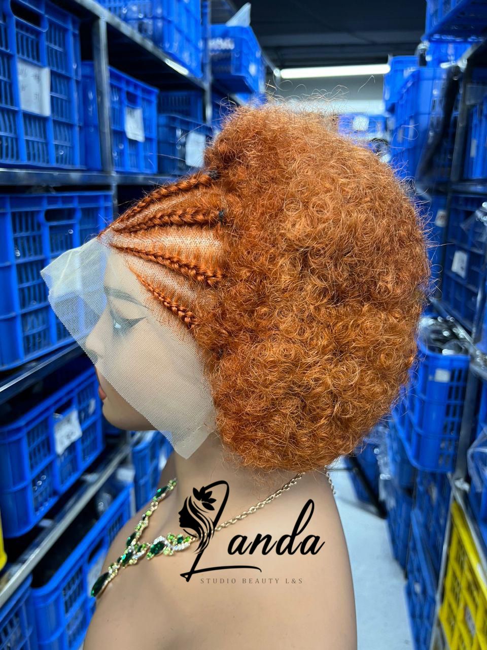 13x4 pixie wig  braids