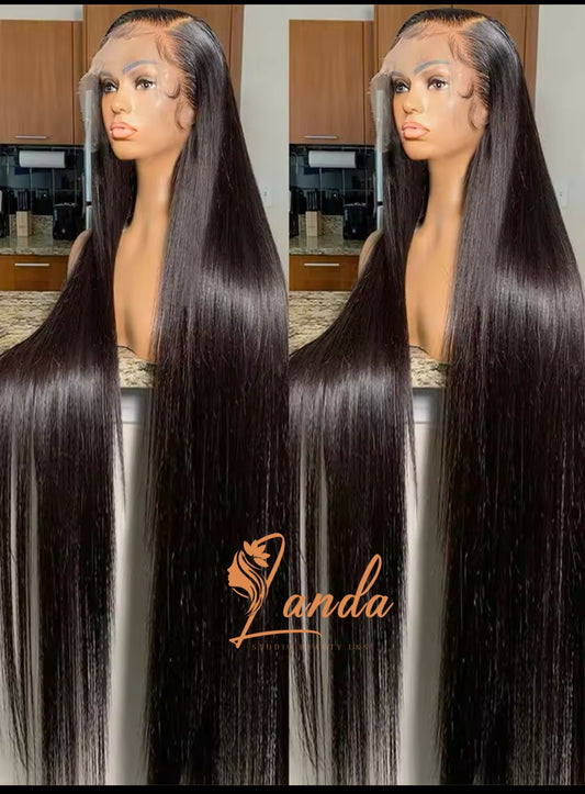 13x4 lace  full frontal  humain hair straight