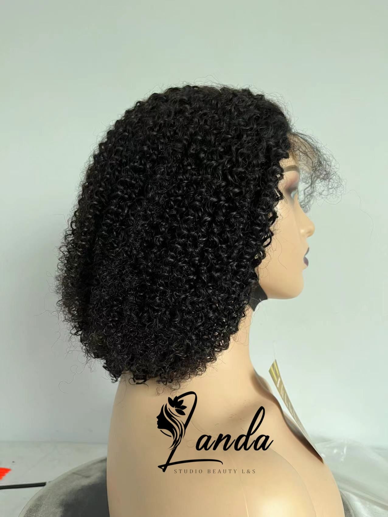 13x4 kinky curly  human hair