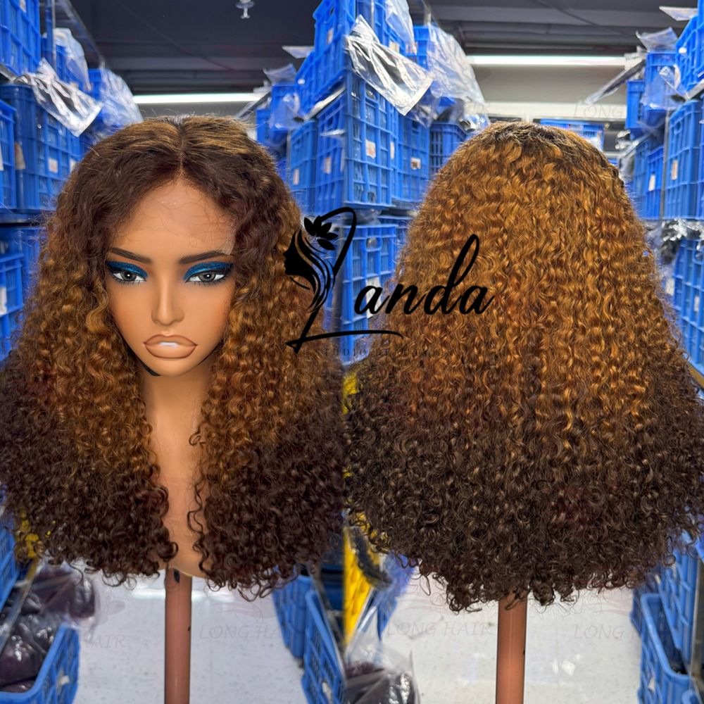 5x5 glueless wig 300% high quality  pixie curly 18"