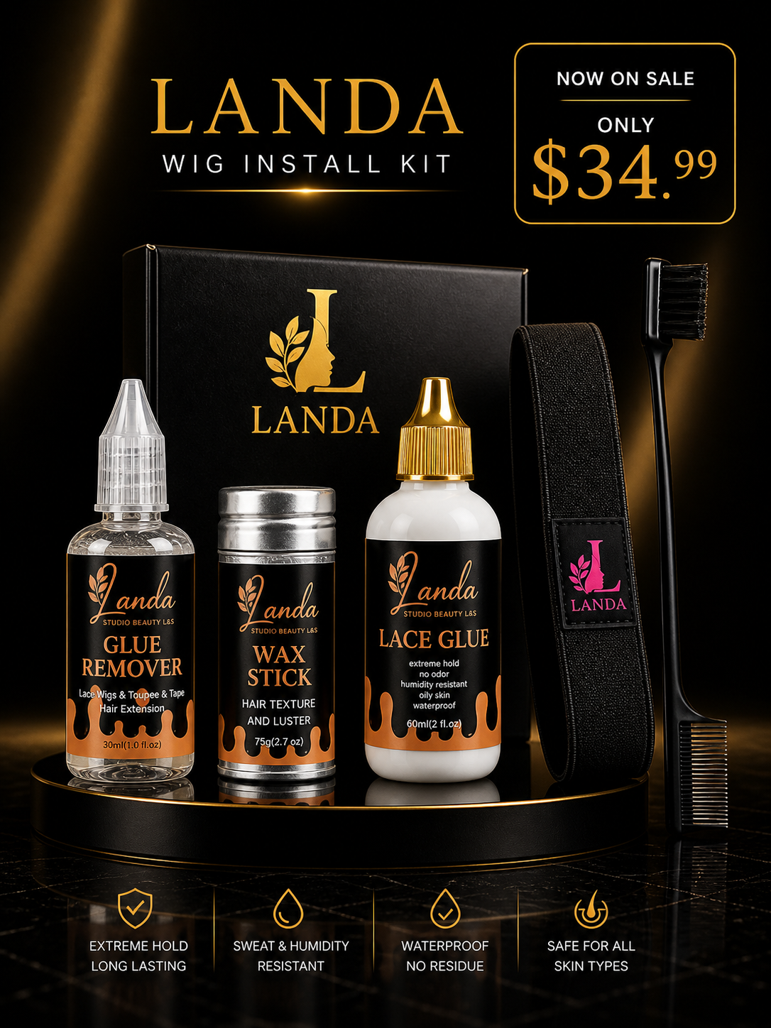 Landa wig kit  5 product