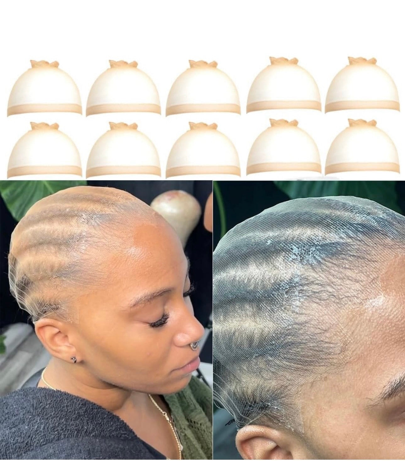 HD wig CAP 4 pieces