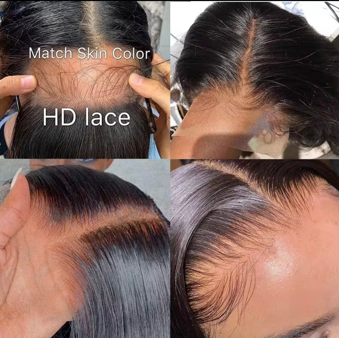 straight  human hair