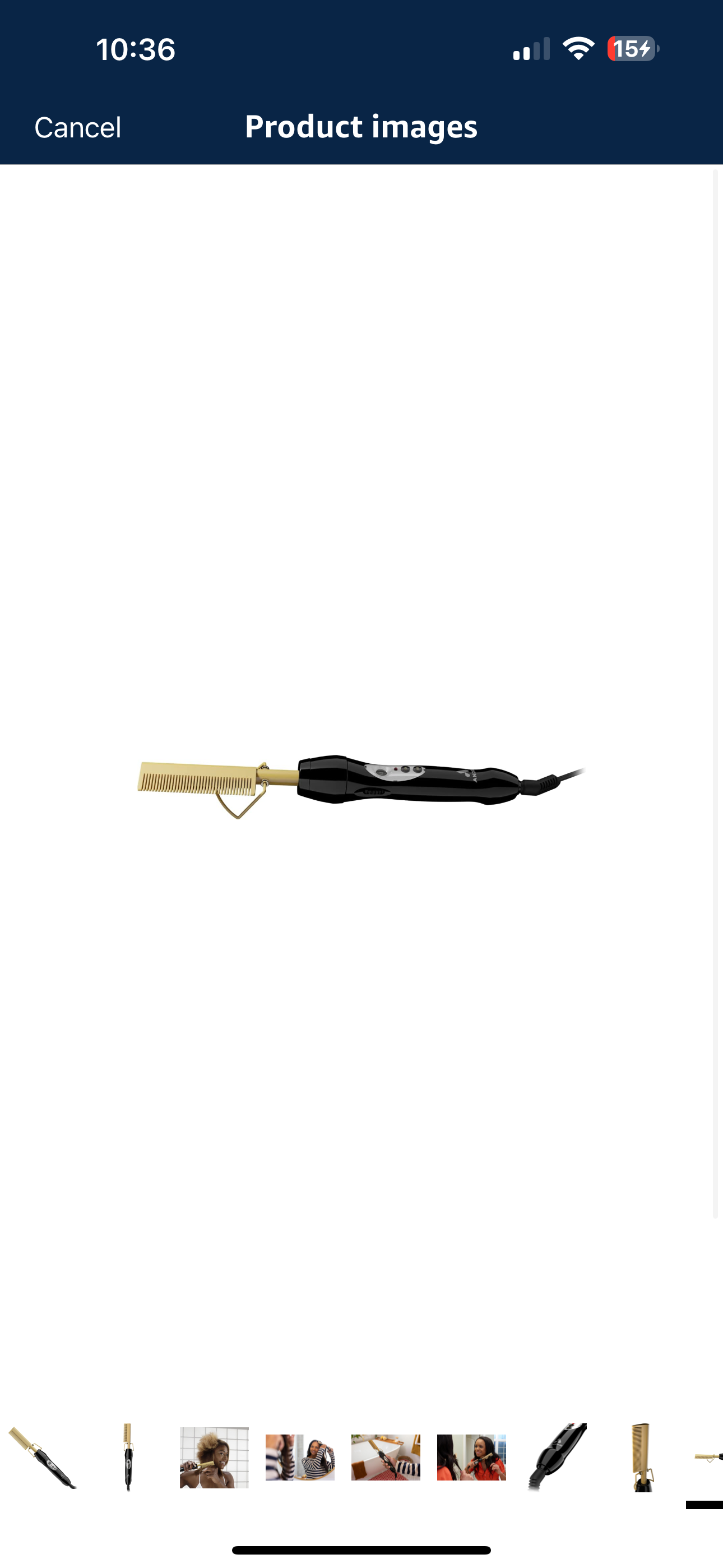 Heat ceramic professional  press for hair andis  straight flat with dual voltage-20