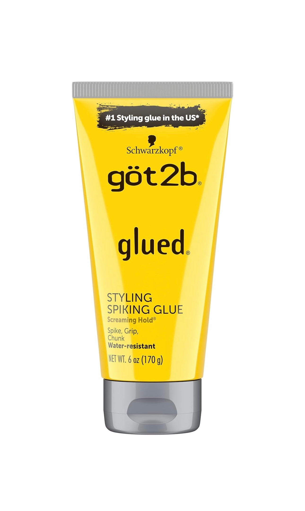 Gob2B Glued  Styling Spiking hair Gel2-6oz tubes