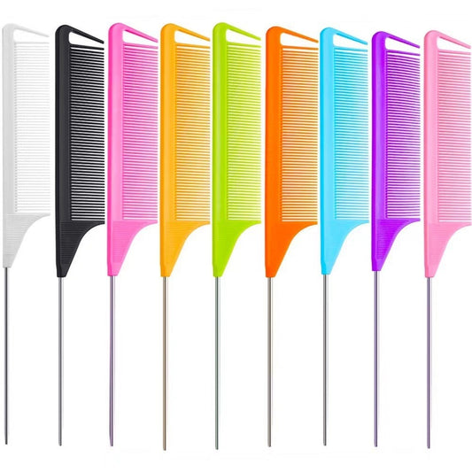 Teasing Styling with long steel pins for women and men parting for all Hair