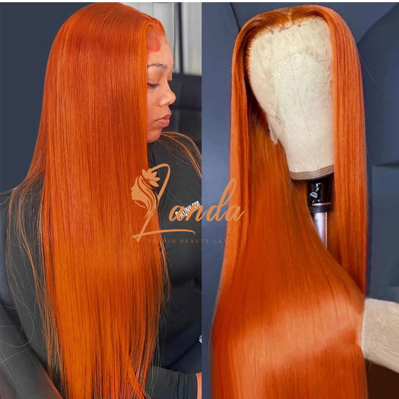 orange hair straight