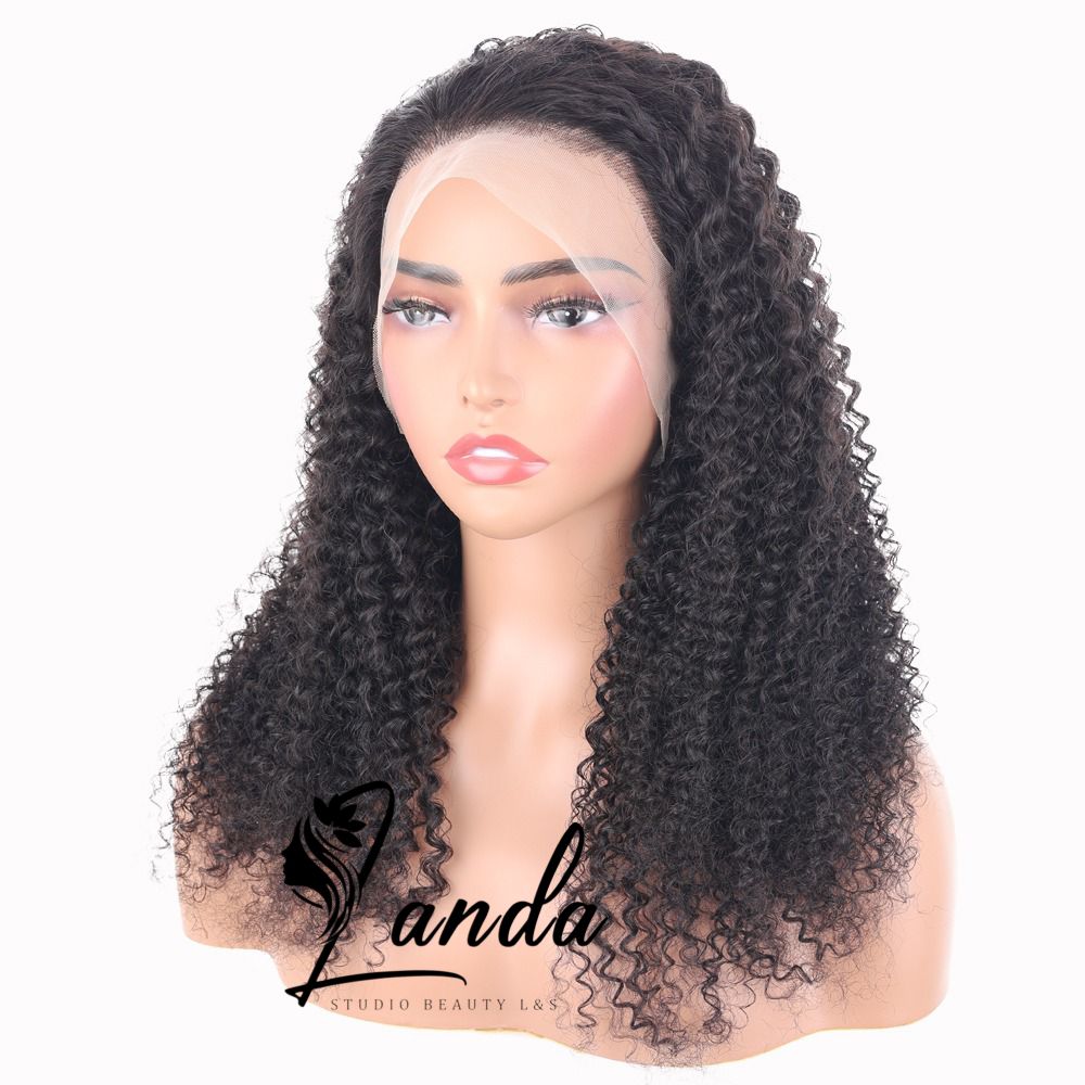 13x4 kinky curly  human hair