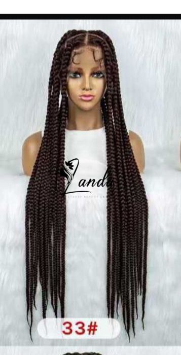 full lace braided  wigs for women synthetic